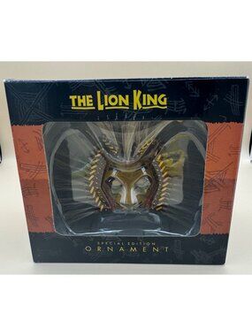 Disney The Lion King Broadway Musical Special Edition Simba Mask Ornament W/ Box